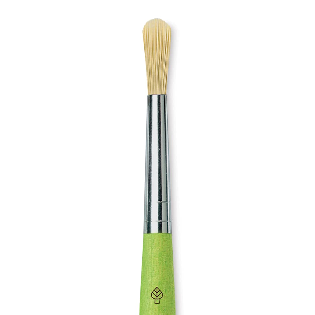 Open in modal - Da Vinci Fit Synthetic Bristle Brush - Round, Size 12, close up