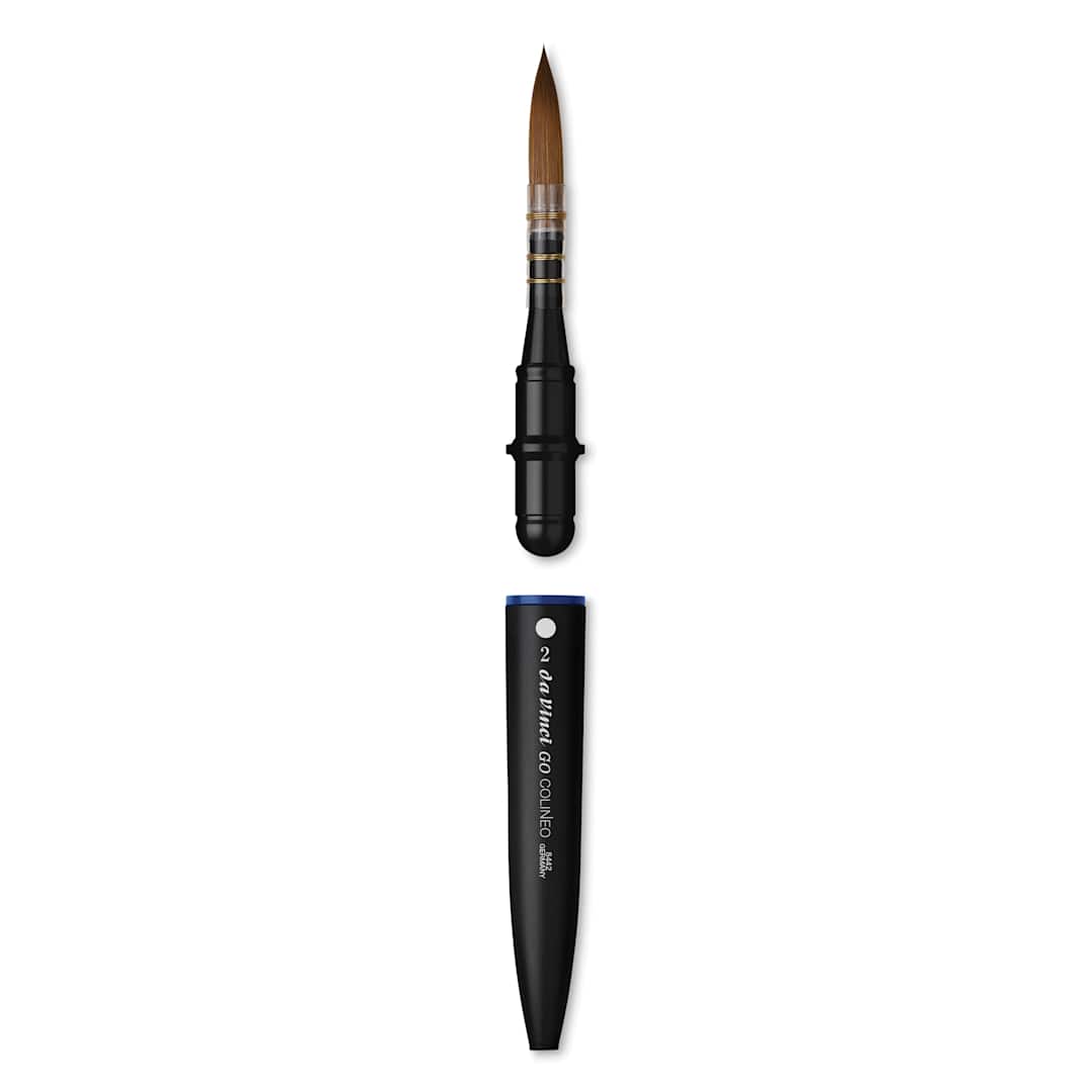 Open in modal - Da Vinci Go Colineo Travel Brush - Quill, Size 2, brush removed from handle