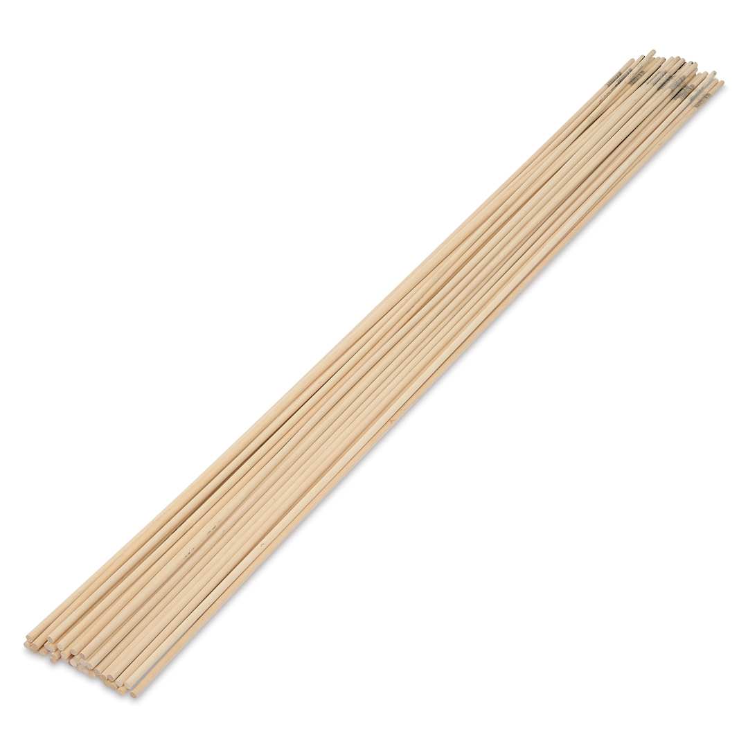 Open in modal - Bud Nosen Dowel Rods - 3/16" x 36", Pkg of 36