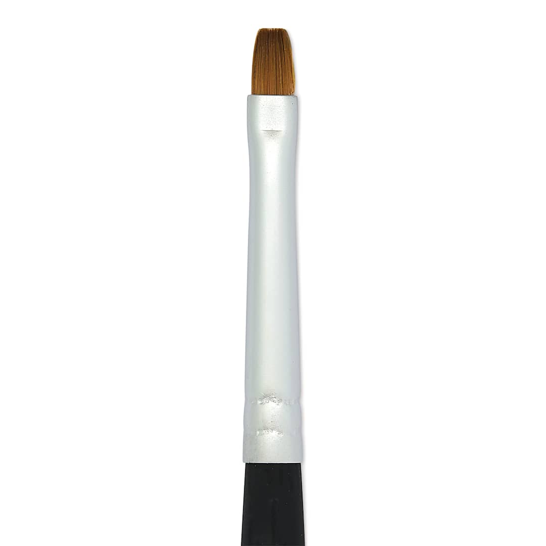 Open in modal - Princeton Aqua Elite Series 4850 Synthetic Mini Brush - Flat Shader, Size 0, close up