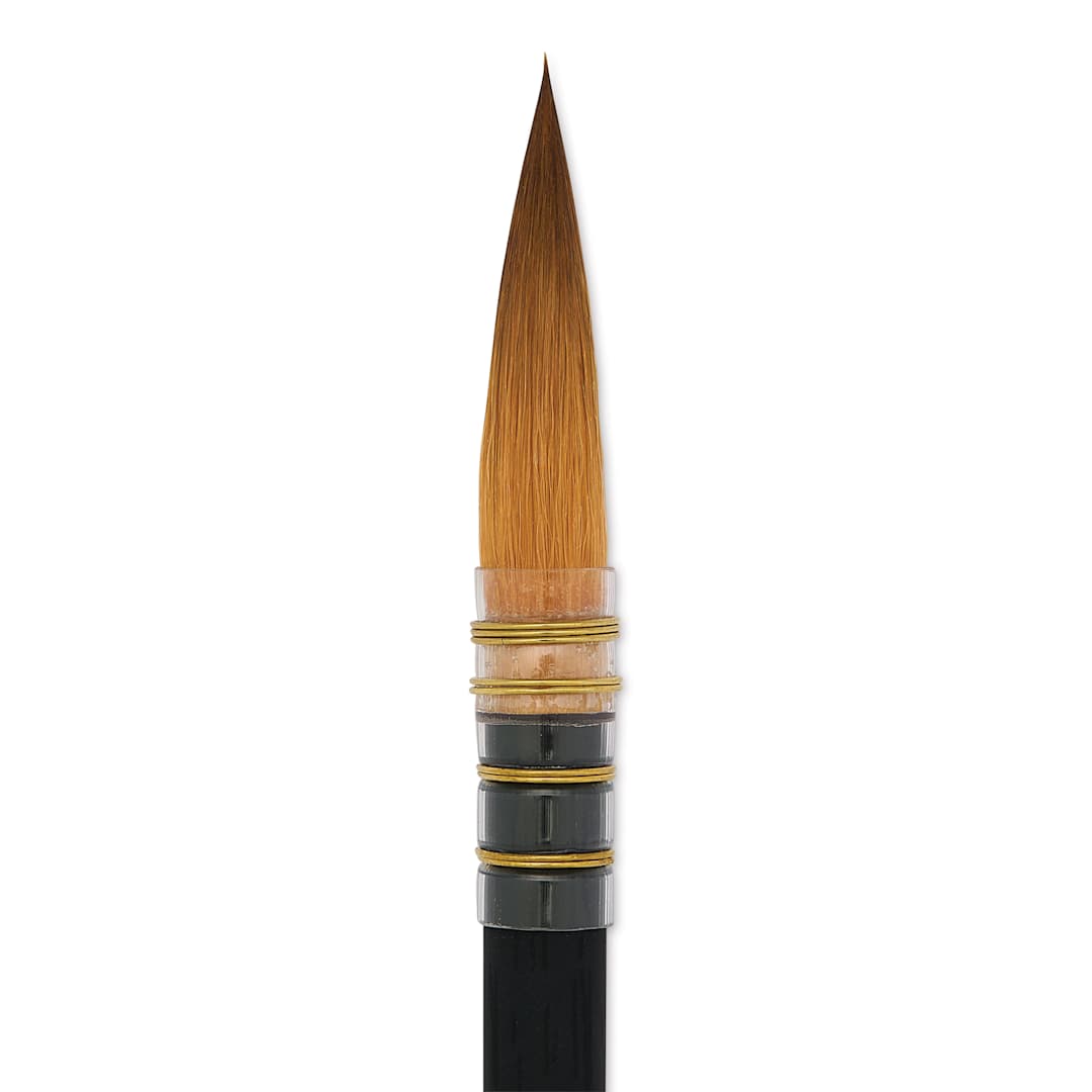 Open in modal - Princeton Aqua Elite Series 4850 Synthetic Mini Brush - Quill, Size 2, close up
