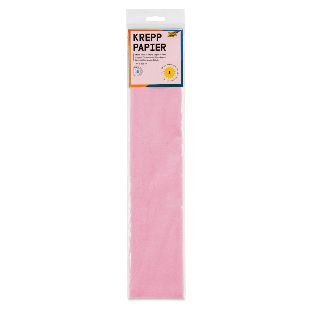 Open in modal - Folia Crepe Paper - Pkg of 10 Sheets, Light Pink