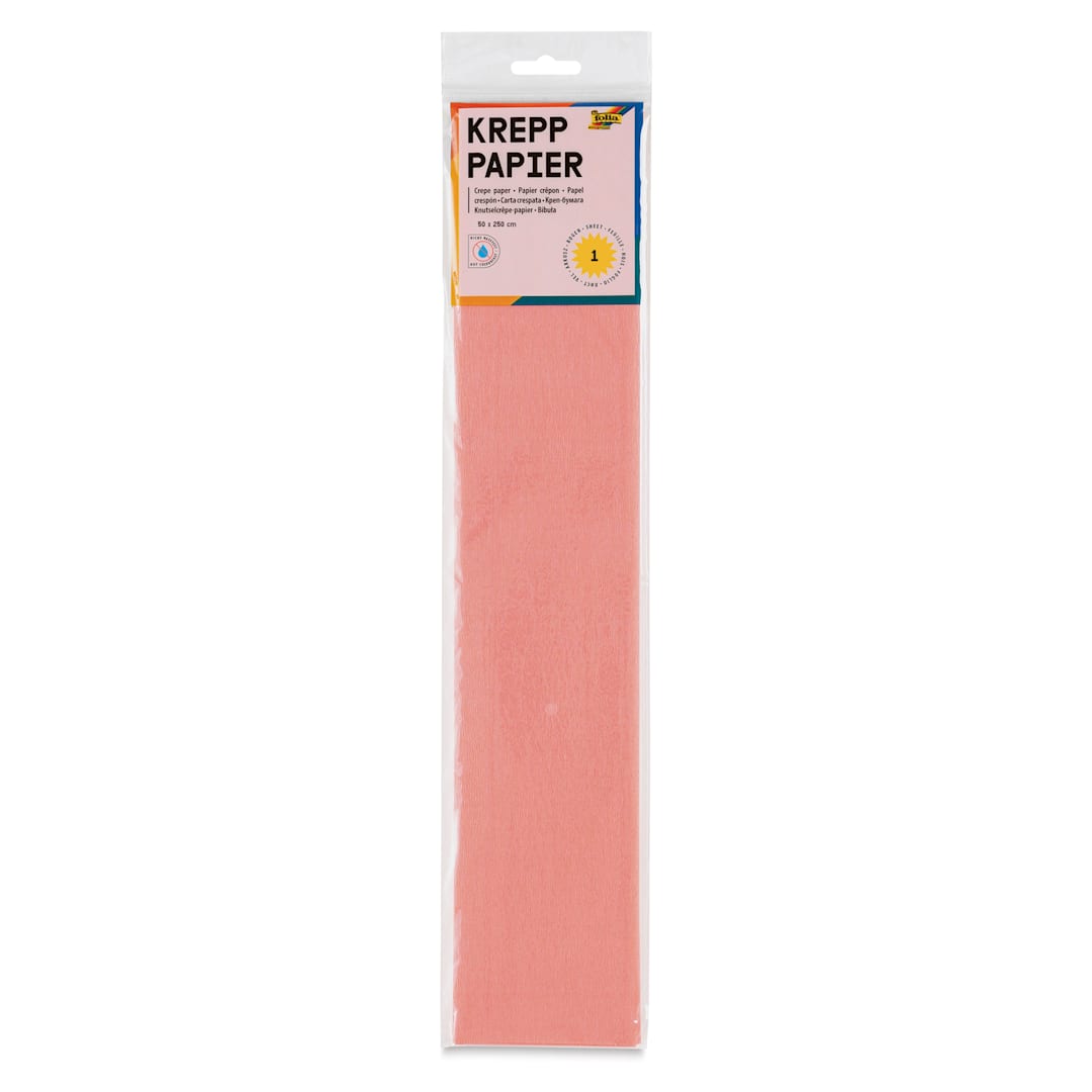 Open in modal - Folia Crepe Paper - Pkg of 10 Sheets, Rose