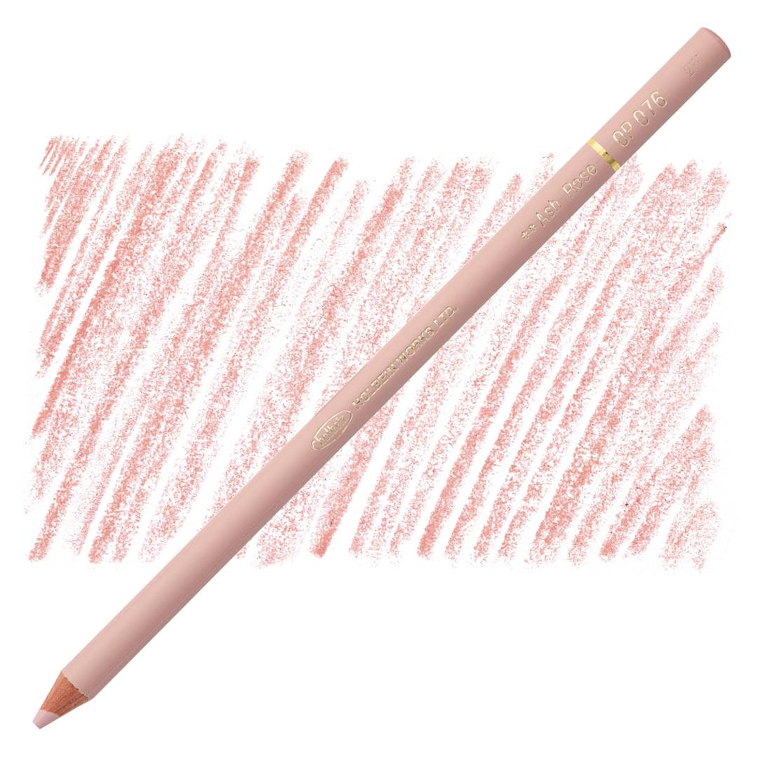 Open in modal - Holbein Artists' Colored Pencil - Ash Rose, OP076 pencil and swatch