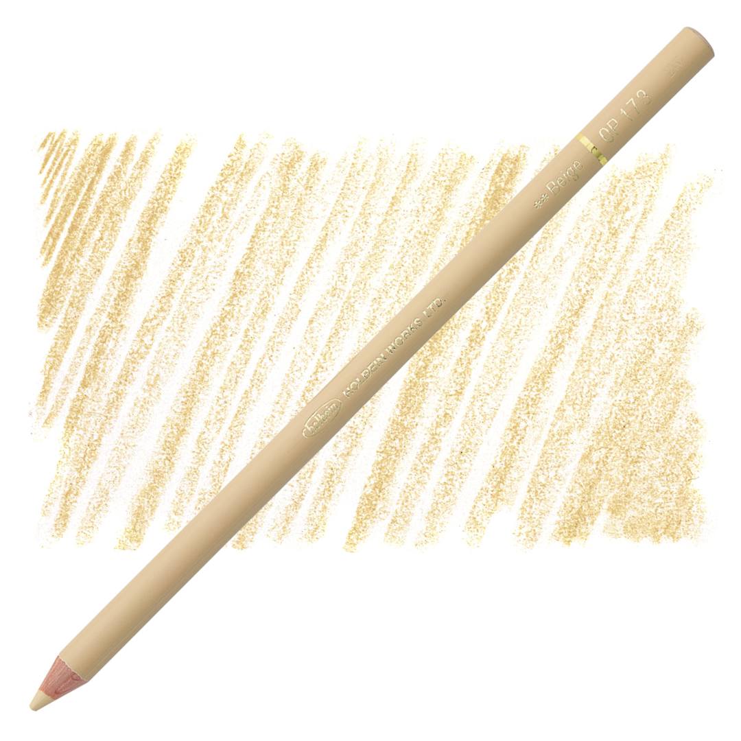 Open in modal - Holbein Artists' Colored Pencil - Beige, OP173 pencil and swatch