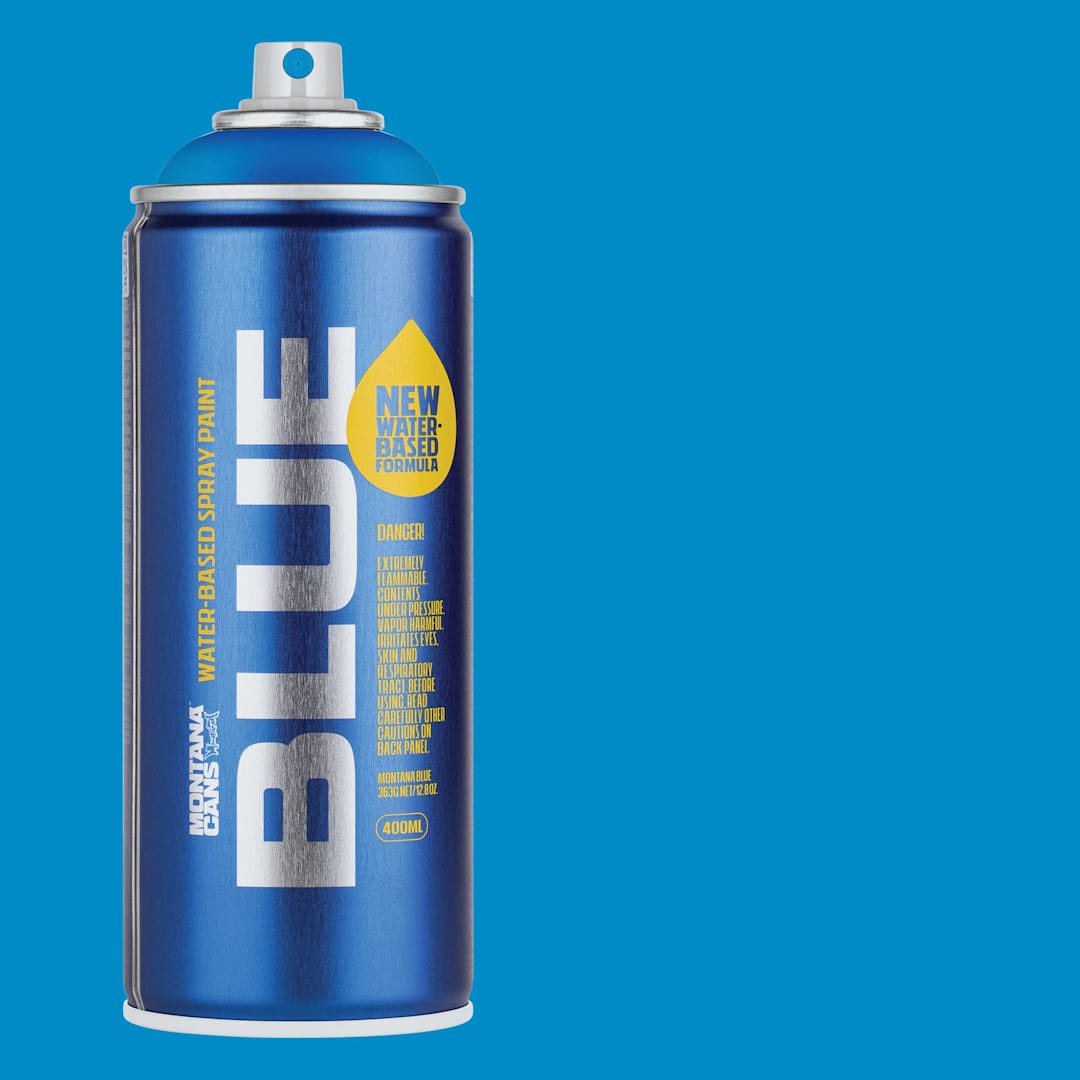 Open in modal - Montana Blue Water-Based Spray Paint - Sky Blue, 400 ml