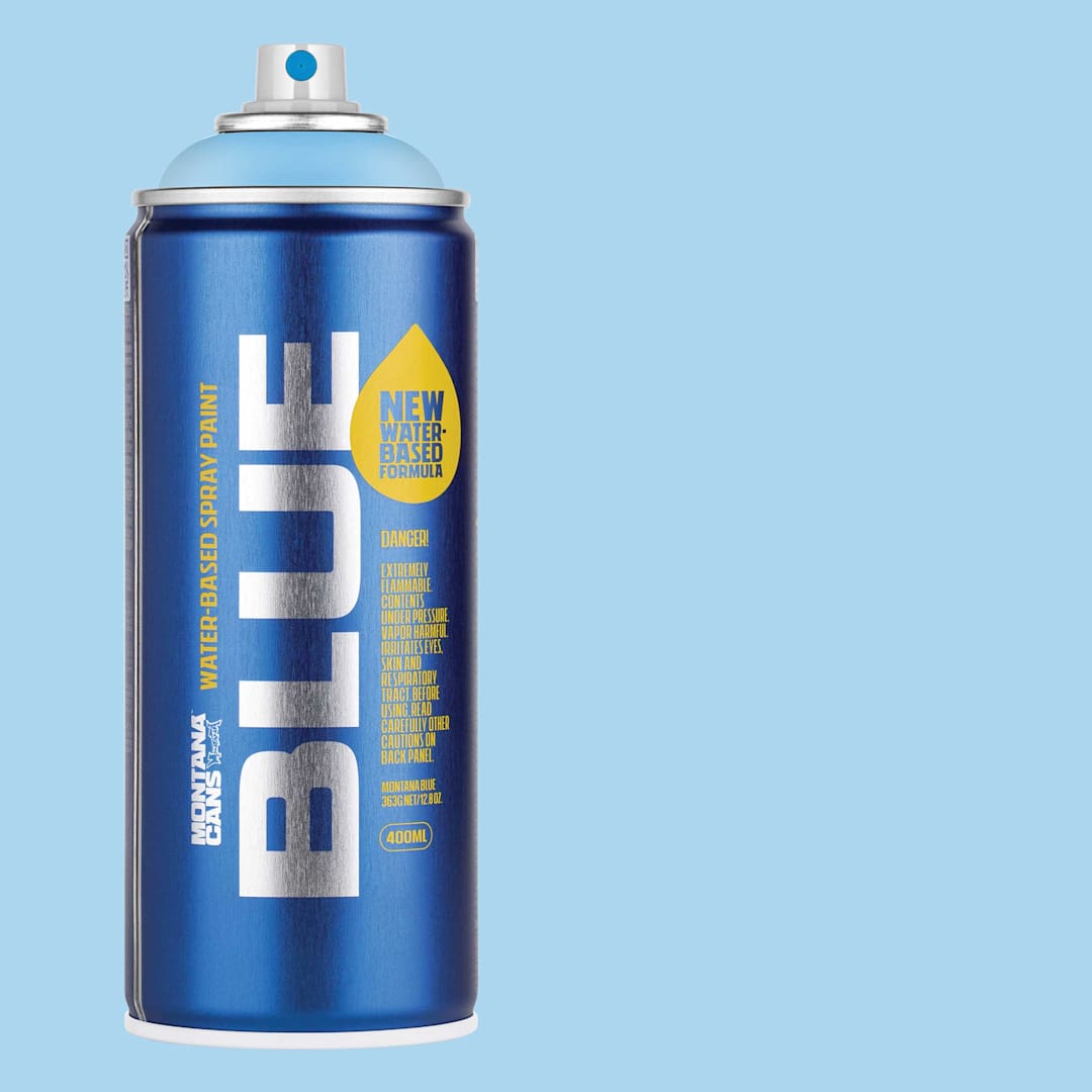 Open in modal - Montana Blue Water-Based Spray Paint - Chilled Blue, 400 ml