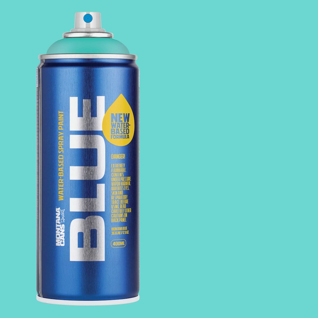 Open in modal - Montana Blue Water-Based Spray Paint - Shining Mint, 400 ml