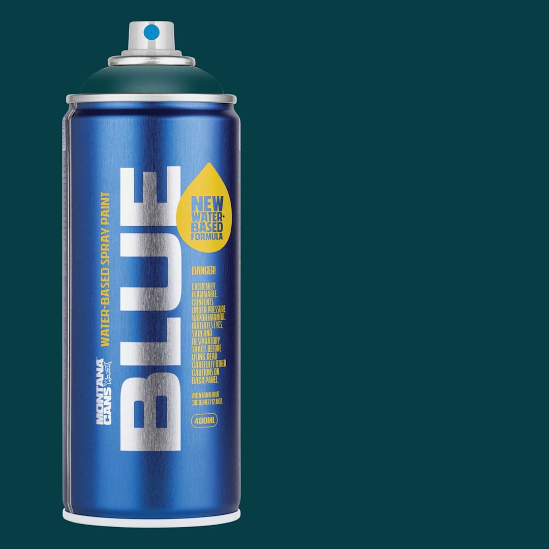 Open in modal - Montana Blue Water-Based Spray Paint - Petrol, 400 ml