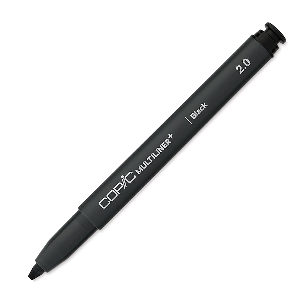 Open in modal - Copic Multiliner Plus Pen - Black, 2.0 mm
