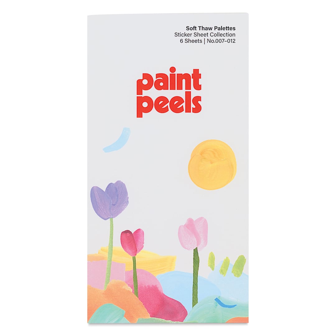 Open in modal - Katherine Simdon Studios Paint Peels Stickers - Soft Thaw, front of packaging