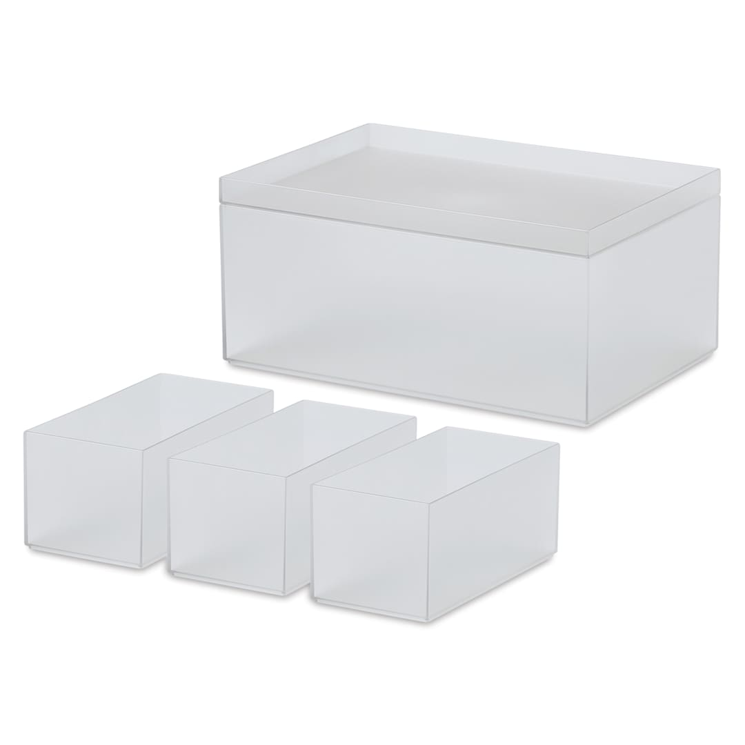 Open in modal - Like-It Tidy-Up Boxes - Clear, Deep