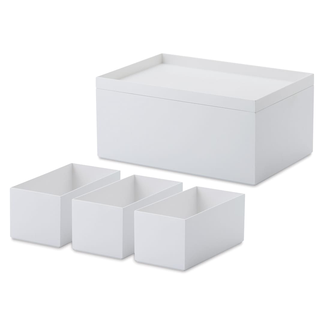 Open in modal - Like-It Tidy-Up Boxes - White, Deep