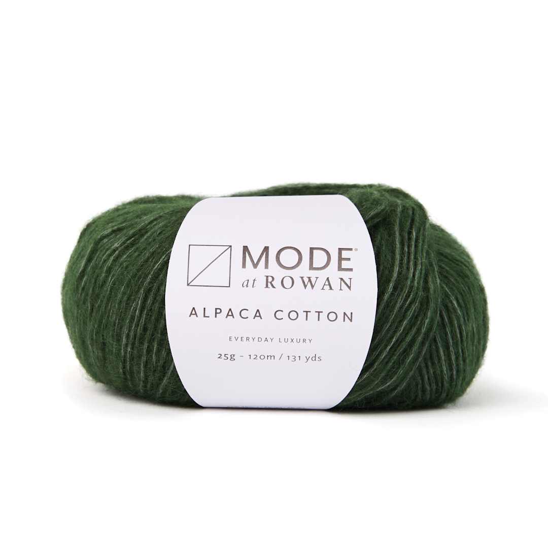 Open in modal - Mode at Rowan Alpaca Cotton Yarn - Foliage Green, 131 yds