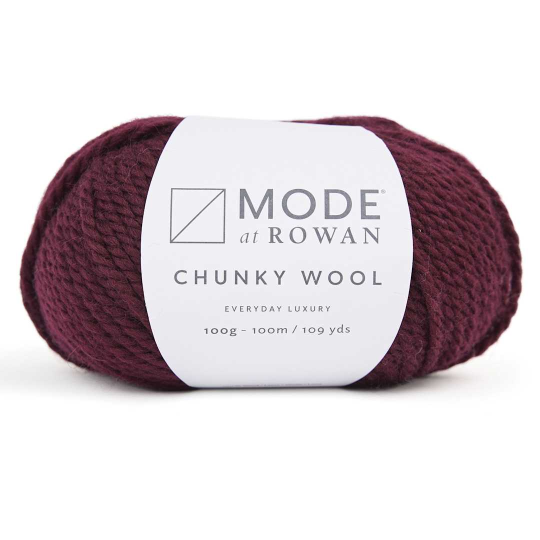 Open in modal - Mode at Rowan Chunky Wool Yarn - Burgundy, 109 yds