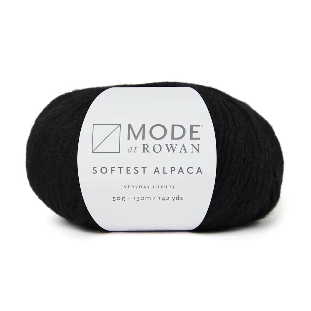 Open in modal - Mode at Rowan Softest Alpaca Yarn - Black, 142 yds