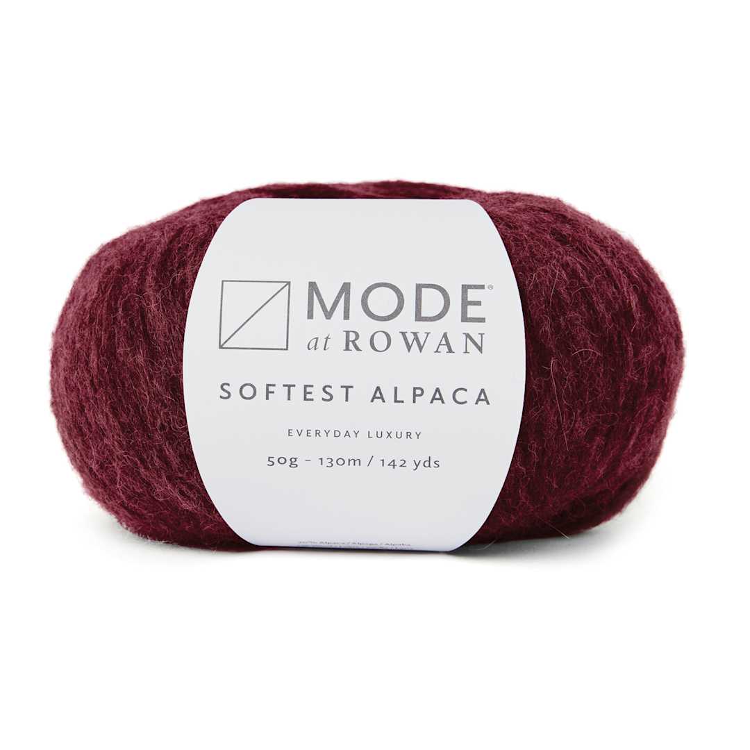 Open in modal - Mode at Rowan Softest Alpaca Yarn - Cranberry, 142 yds