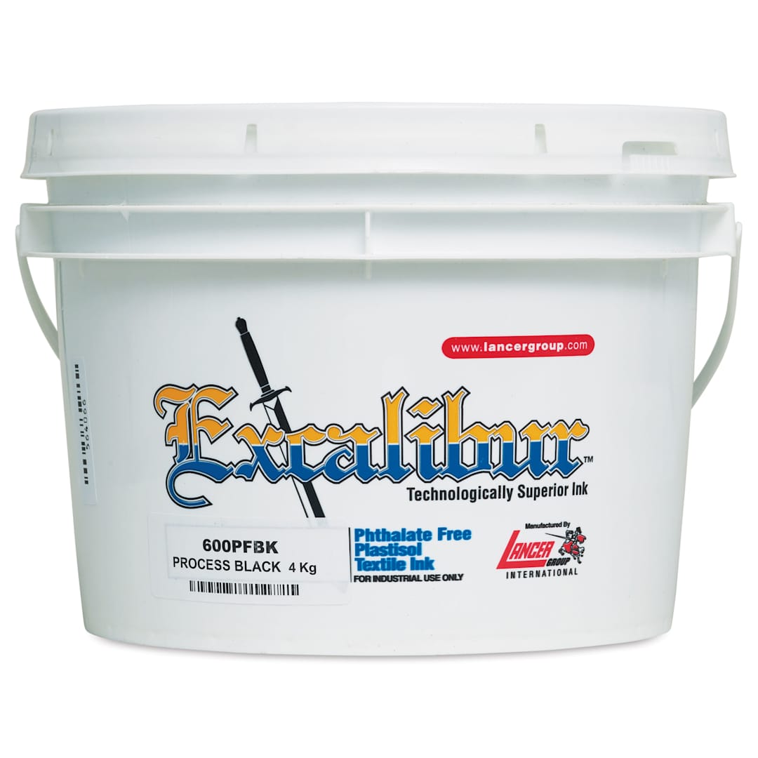 Open in modal - Excalibur 600 Process Ink - Black, Gallon, front of packaging