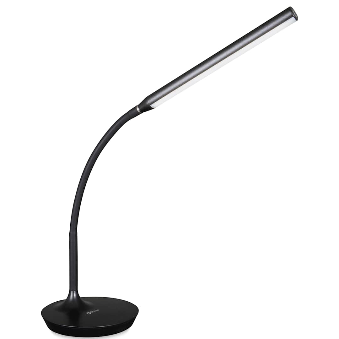 Open in modal - OttLite Extended Reach LED Desk Lamp - Black