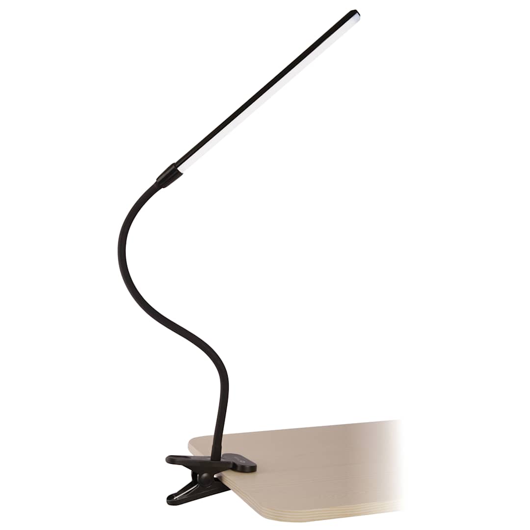 Open in modal - OttLite Clip-On LED Easel Lamp - Black