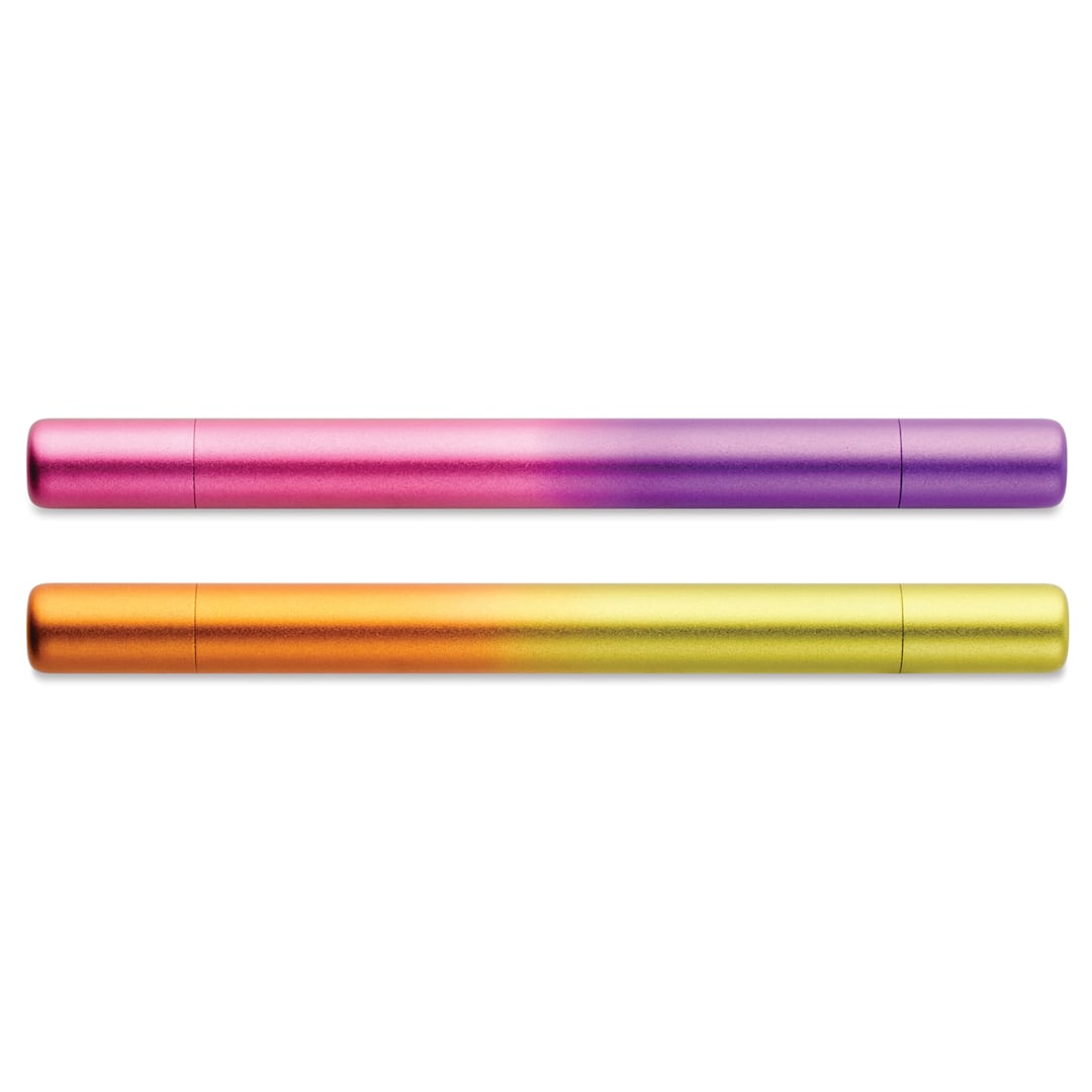 Open in modal - Tom's Studio Ori Infinity Dual Highlighters - Set of 2, Yellow and Purple, caps on