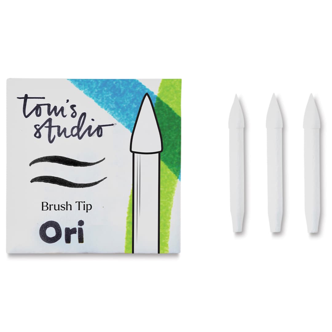 Open in modal - Tom's Studio Ori Replacement Tips - Pkg of 3, Brush Tips, 4 mm