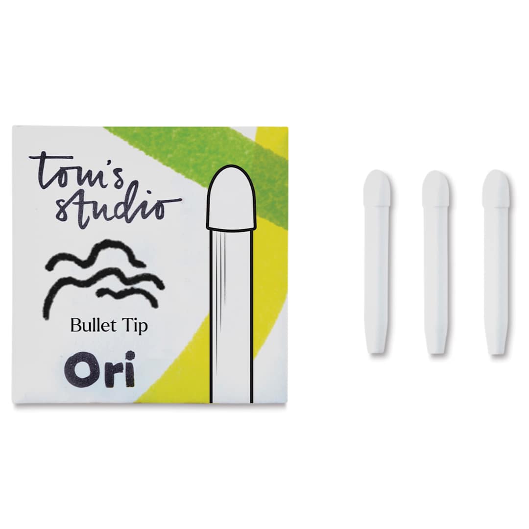 Open in modal - Tom's Studio Ori Replacement Tips - Pkg of 3, Felt Bullet Tips, 2.5 mm