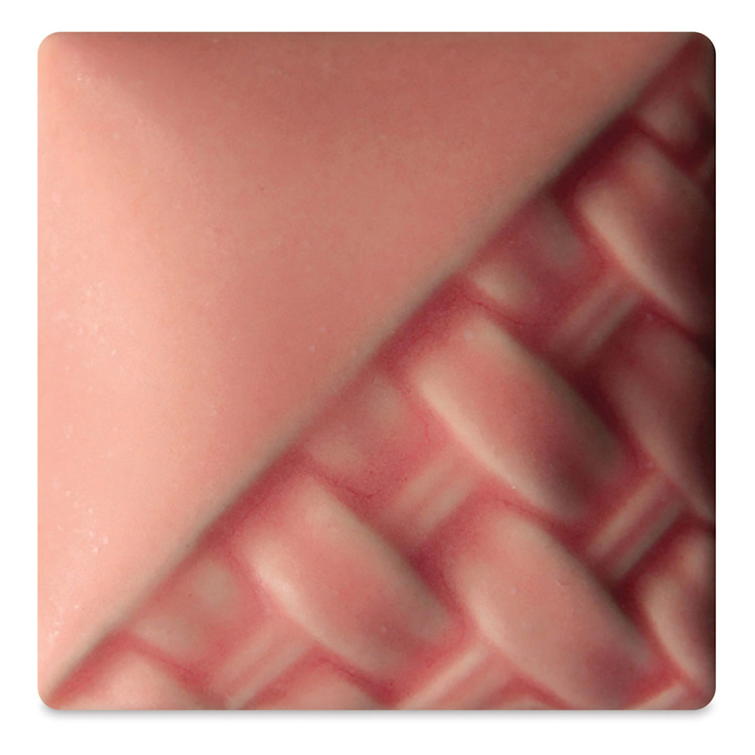 Open in modal - Mayco Stoneware Matte Glaze - Pink Matte - fired at cone 6 oxidation