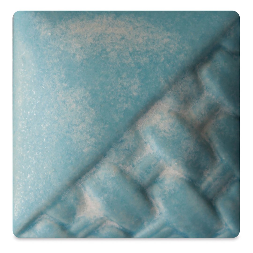 Open in modal - Mayco Stoneware Matte Glaze - Weathered Blue - fired at cone 6 oxidation