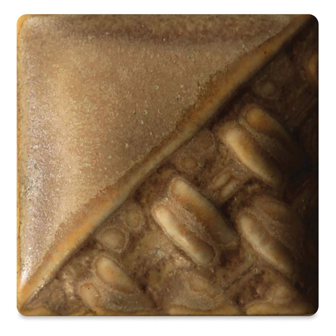 Open in modal - Mayco Stoneware Matte Glaze - Amber Quartz - fired at cone 6 oxidation