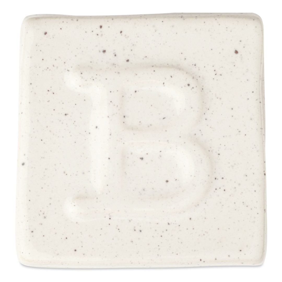 Open in modal - Botz Pro Glaze - Pyrite White, 800 ml sample fired to 1050°C / 1922°F