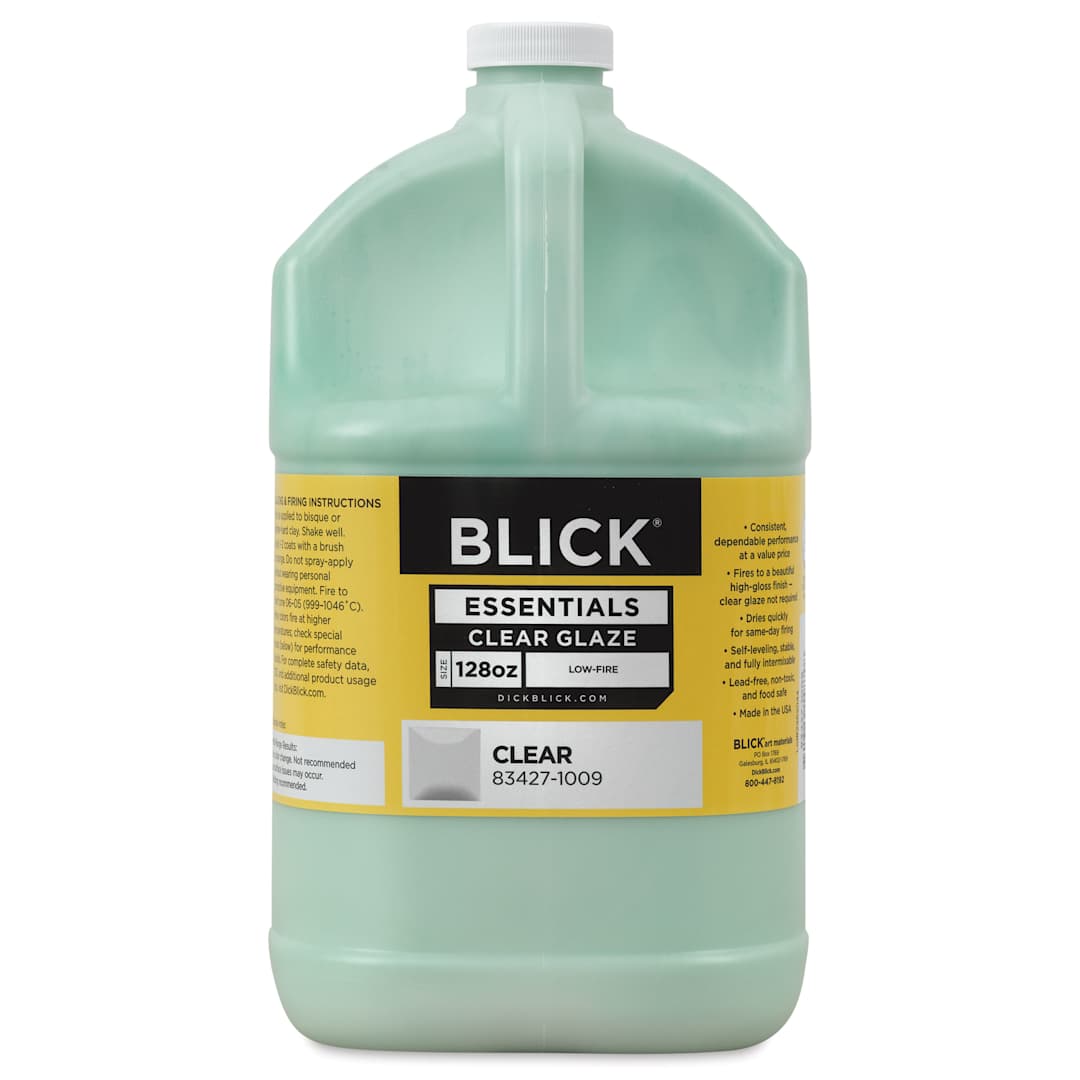 Open in modal - Blick Essentials Clear Glaze - 128 oz (Gallon), front of bottle