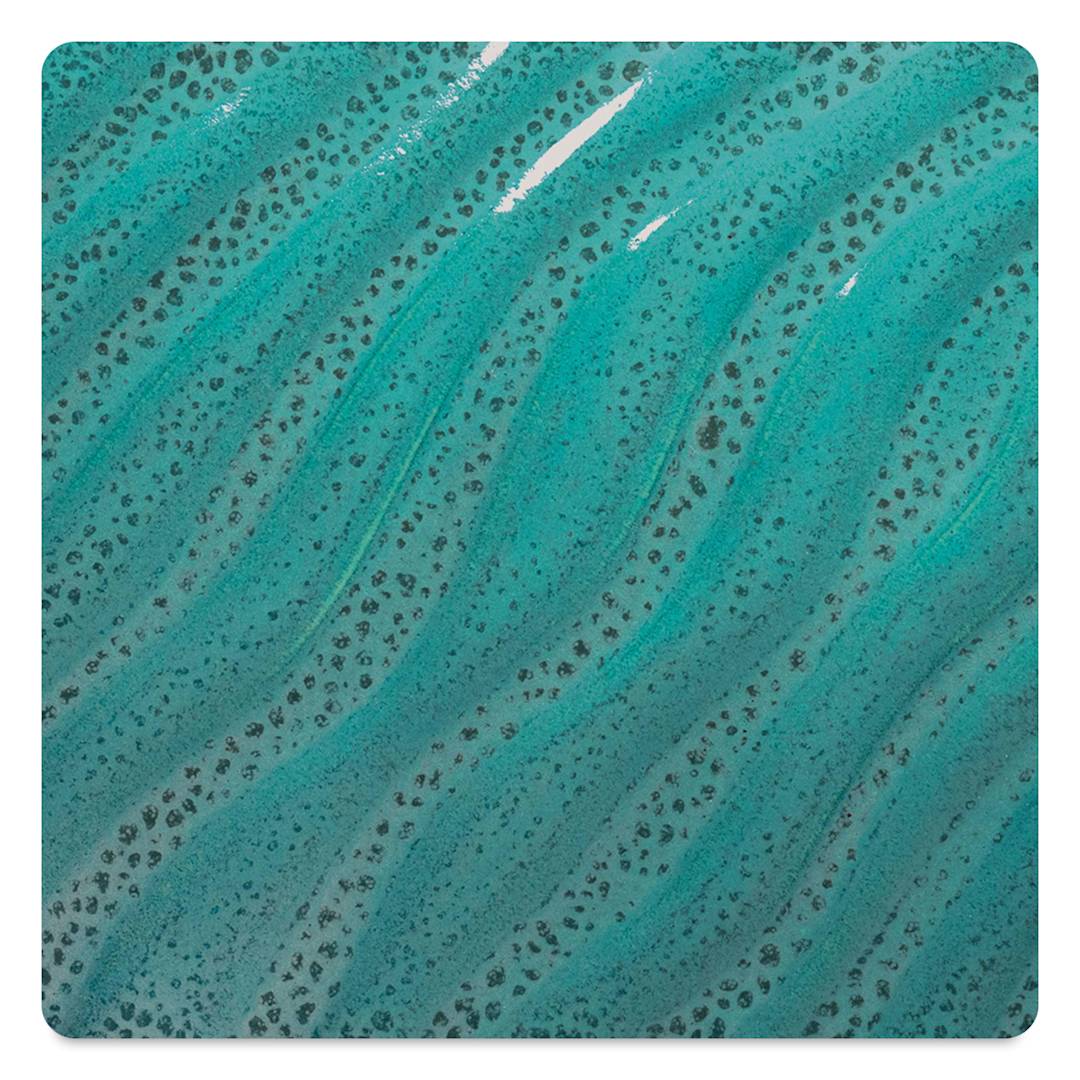 Open in modal - Amaco Phase Glaze - Teal Drift, fired to cone 5