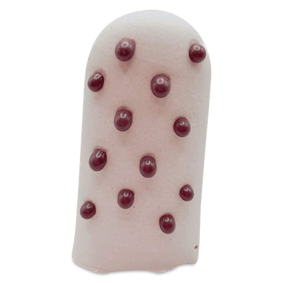 Open in modal - Ritual Glaze Melt Gloop Glaze - Purple - finished example, dots
