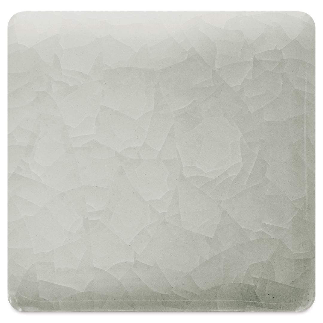 Open in modal - Amaco Kiln Ice Glaze - Snow Drift - glaze over #16 white chocolate clay