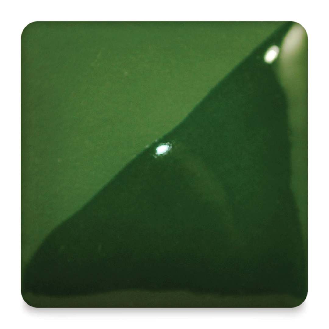 Open in modal - Spectrum 2200 Series Industrial Strength Ceramic Stain - Deep Chrome Green fired to cone 05 oxidation