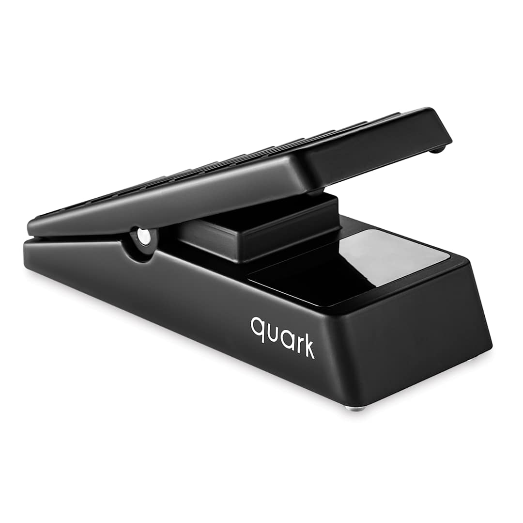 Open in modal - Quark Potter's Wheel Wireless Foot Pedal - Black angled view
