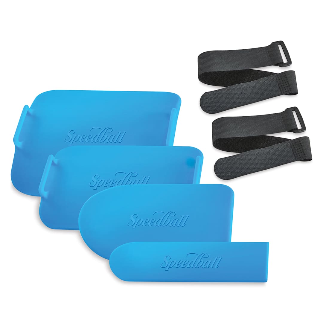 Open in modal - Speedball Boss Ribs Clay Centering Kit - Set of 6, Blue