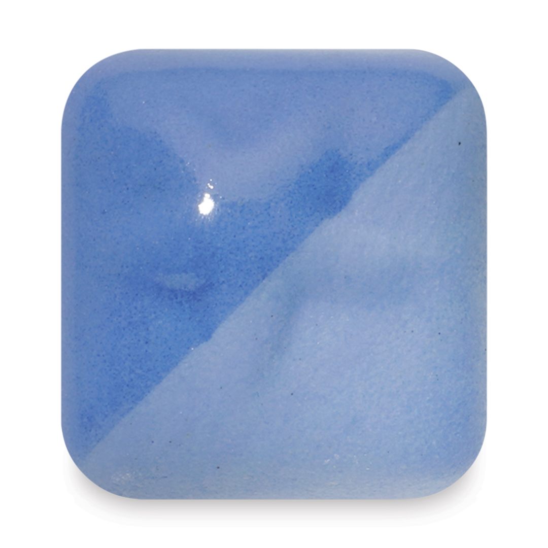Open in modal - Laguna New Silky Underglaze - Periwinkle, 4 oz fired to cone 6 oxidation