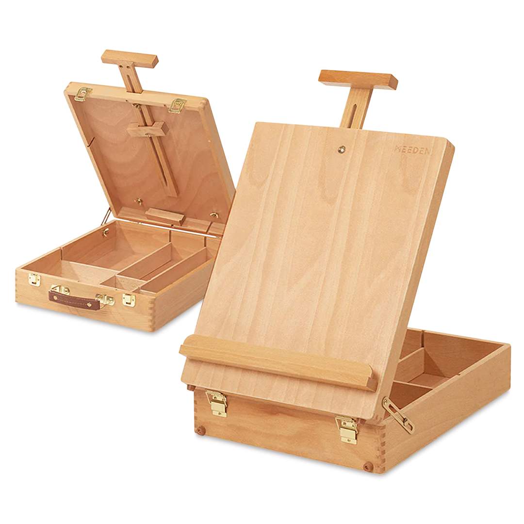 Open in modal - Meeden Extra-Large Tabletop Easel, front and back of easel