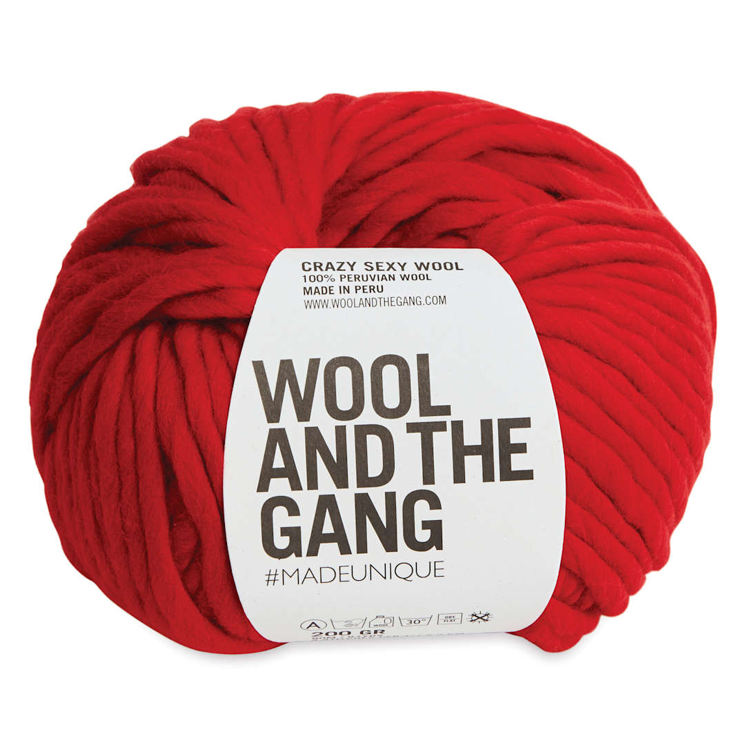 Open in modal - Wool and the Gang Crazy Sexy Wool Yarn - Lipstick Red
