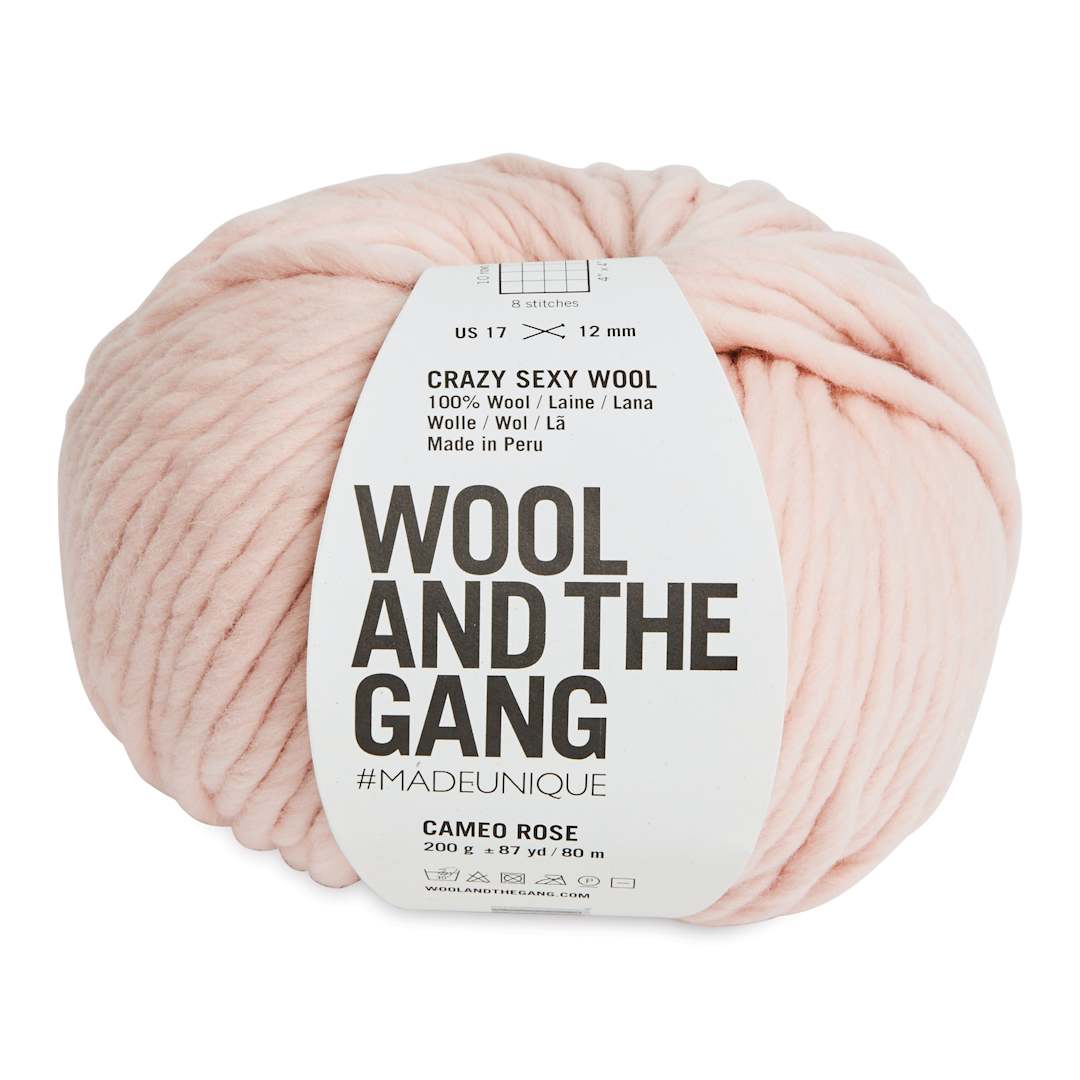 Open in modal - Wool and the Gang Crazy Sexy Wool Yarn - Cameo Rose