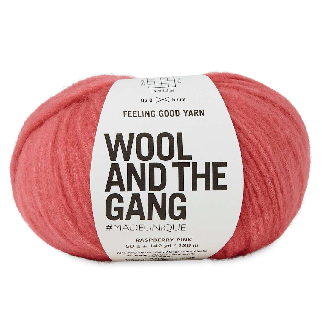 Open in modal - Wool and the Gang Feeling Good Yarn - Raspberry Pink