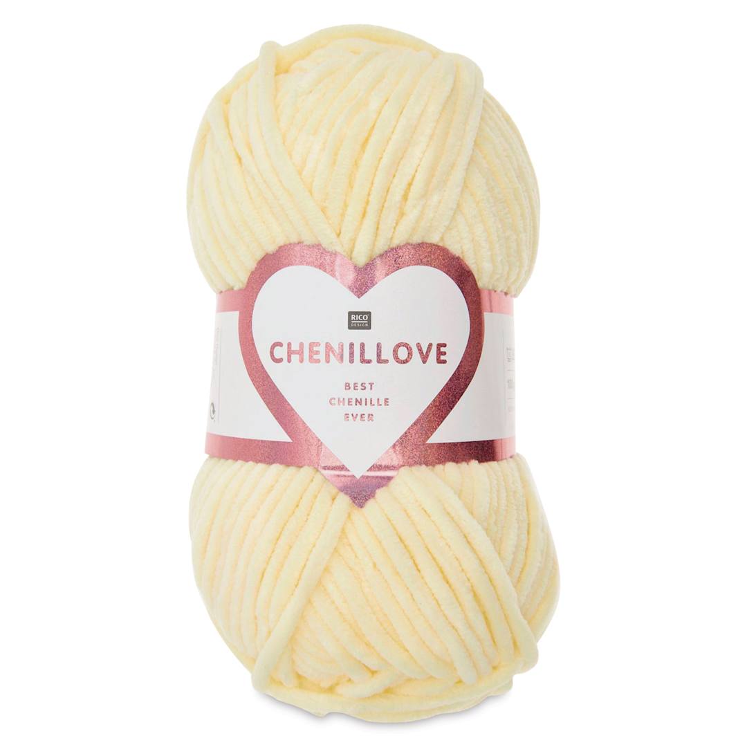 Open in modal - Rico Design Creative Chenillove Yarn - Vanilla, 110 yds