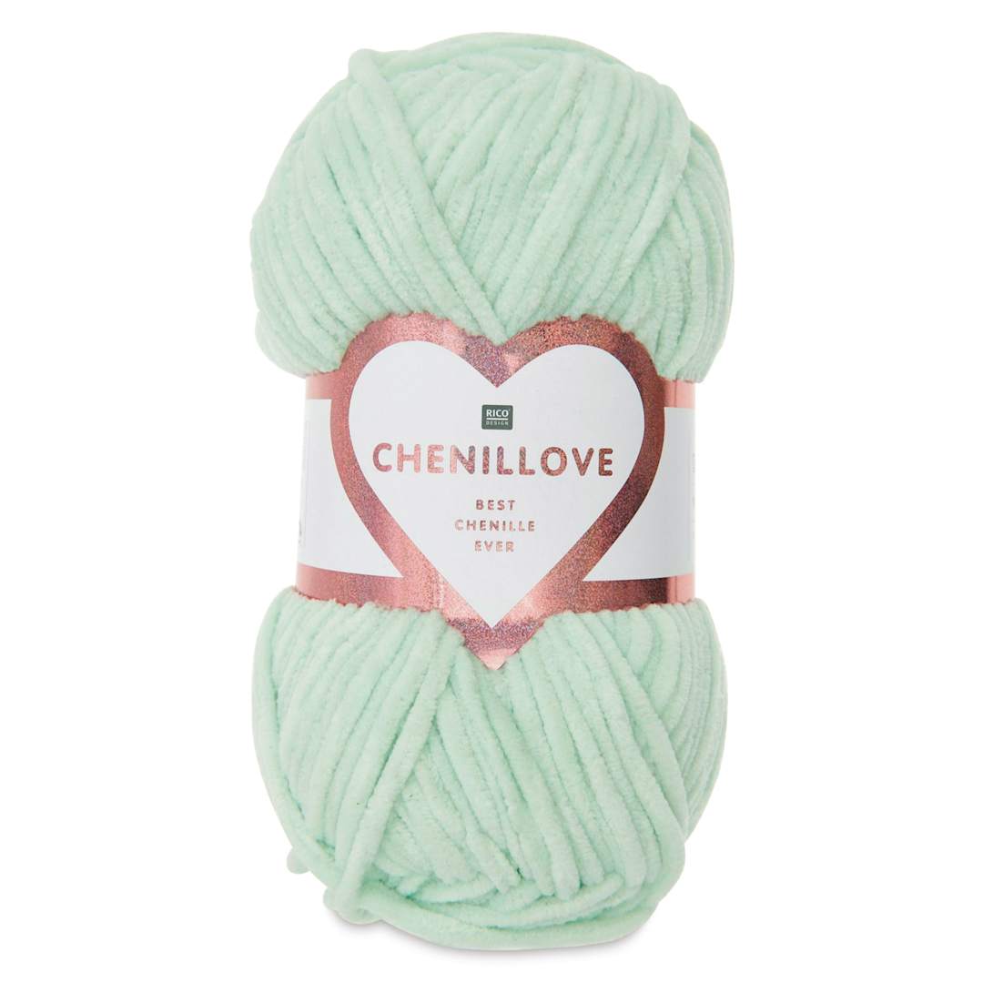 Open in modal - Rico Design Creative Chenillove Yarn - Mint, 120 yds