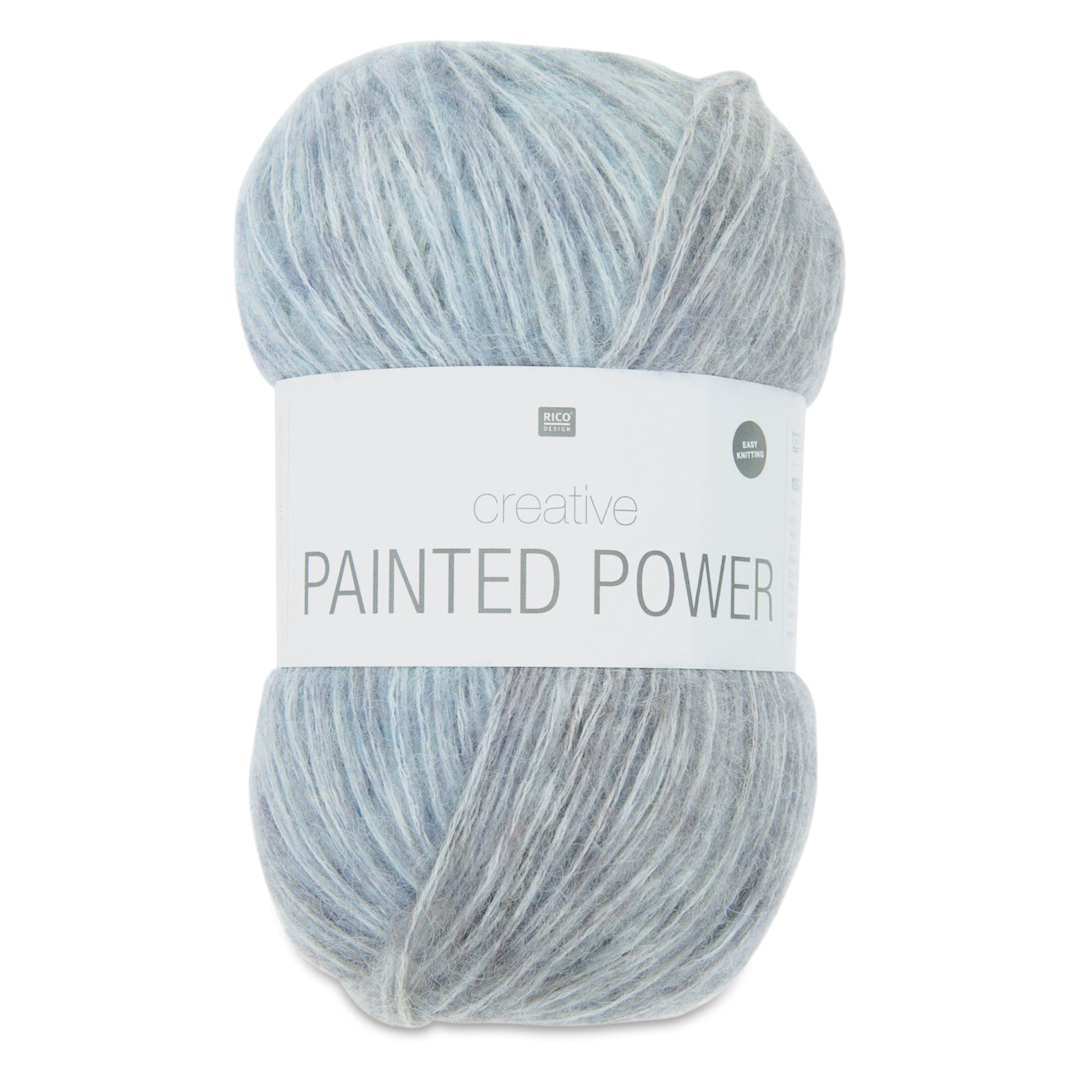 Open in modal - Rico Design Creative Painted Power Yarn - Bay Blues, 340 yds