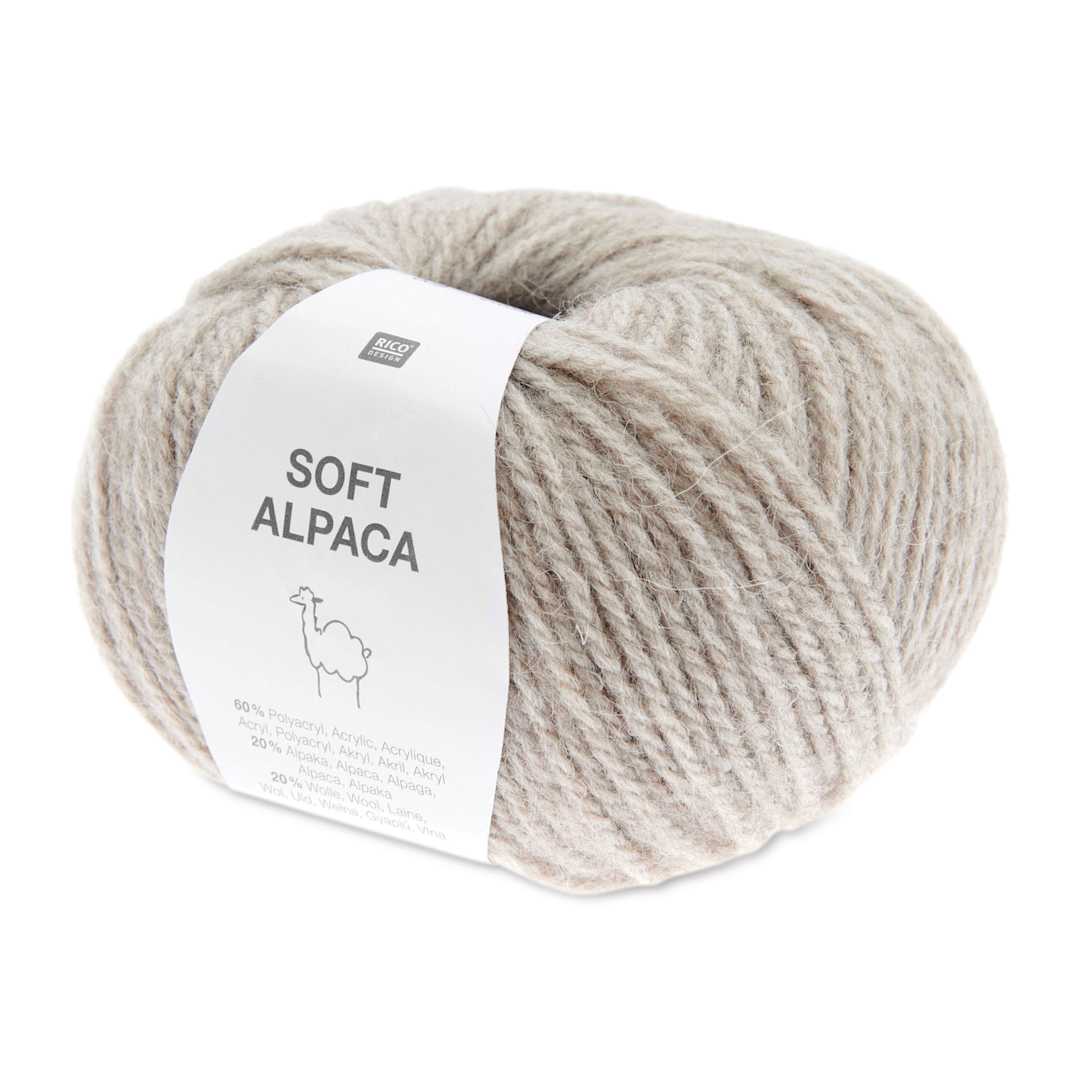 Open in modal - Rico Design Soft Alpaca Yarn - Beige, 137 yds