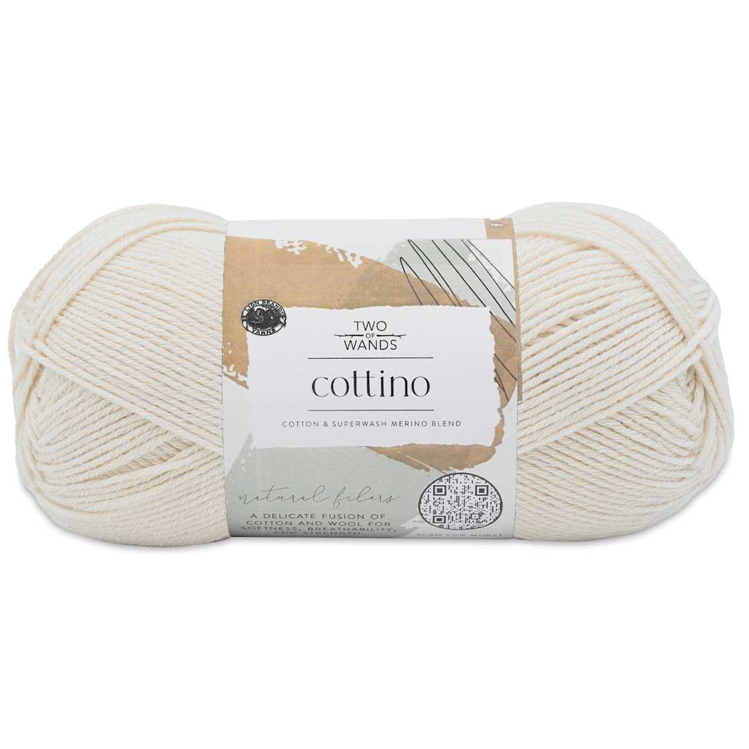 Open in modal - Lion Brand Cottino Yarn - Goose Down, 3.5 oz