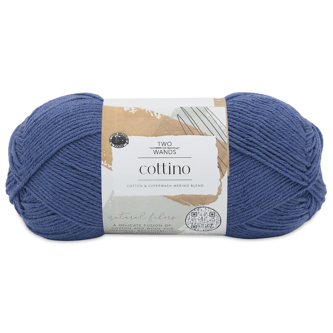 Open in modal - Lion Brand Cottino Yarn - Azul, 3.5 oz