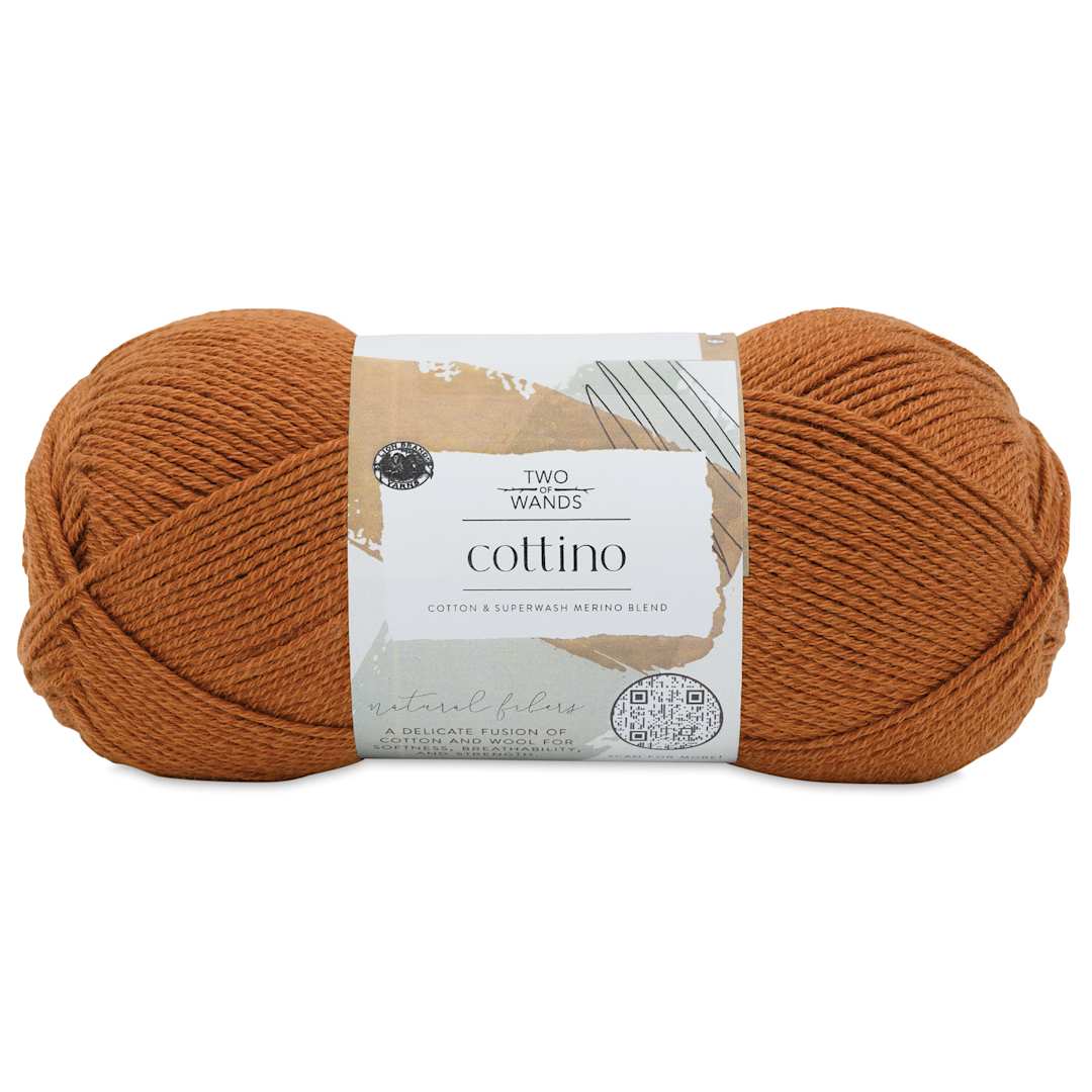 Open in modal - Lion Brand Cottino Yarn - Cider, 3.5 oz